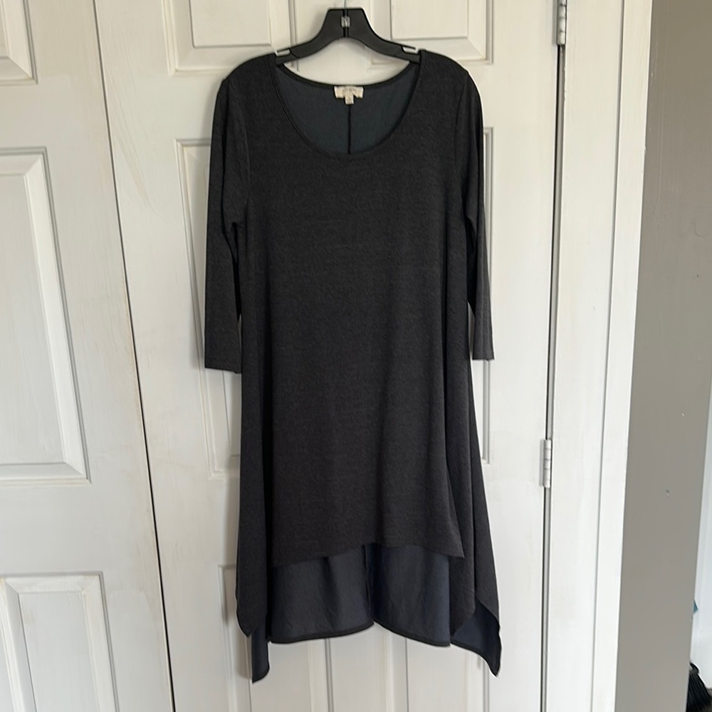 Umgee Grey High to low dress size medium